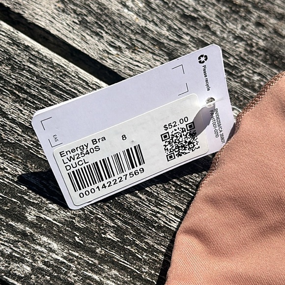 Lululemon Energy Bra Medium Support, B–D Cups size 8
Dusty Clay NWT - Picture 7 of 9